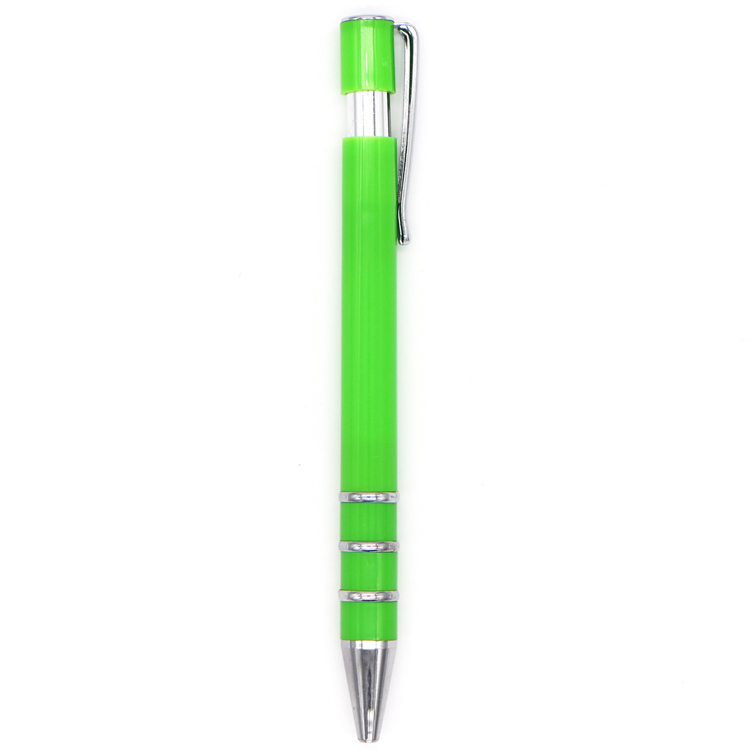 China customized advertising gift push plastic ballpoint pen factory